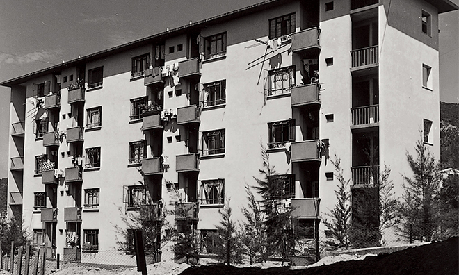 The first rental housing estate, Sheung Li Uk