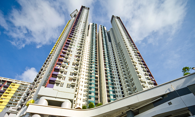 Redevelopment of Kwun Lung Lau (Phase1) was completed