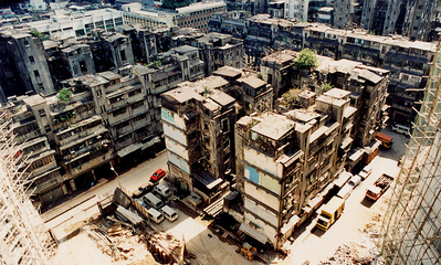 1980s - The Six-Streets in Yau Ma Tei before redevelopment 