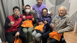 健康村長者探訪活動