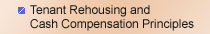 Tenant Rehousing and Cash Compensation Principles